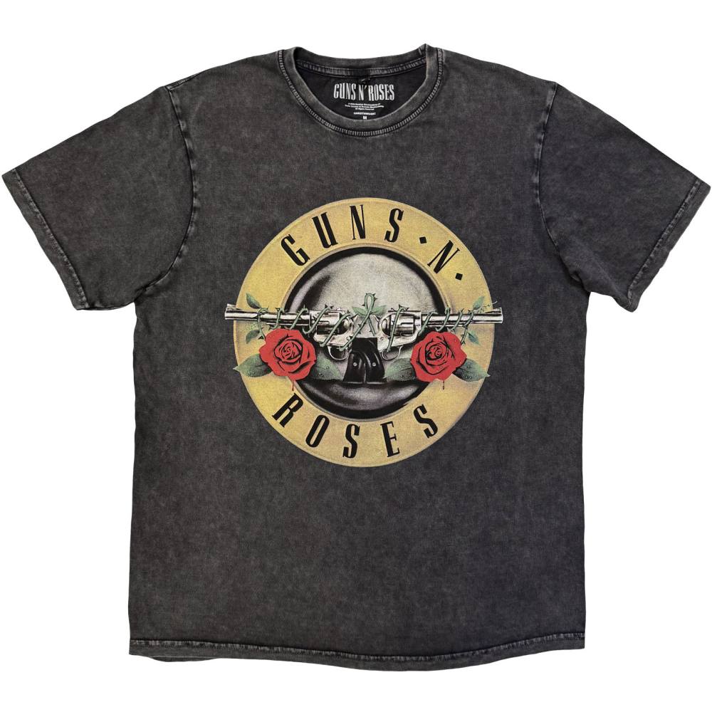 Guns N' Roses - Classic Logo Mens Tshirt - Grey